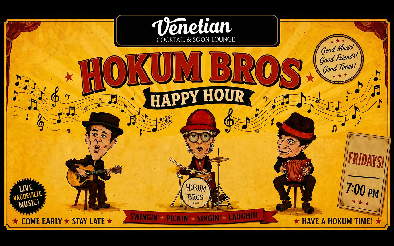 Hokum Bros. Happy Hour at The Venetian