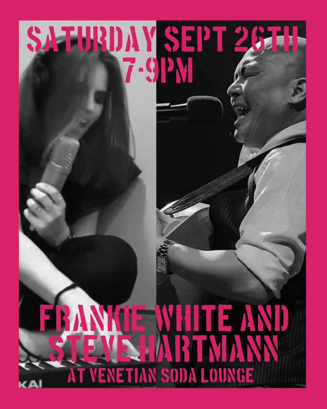 Frankie White and Steve Hartmann at The Venetian